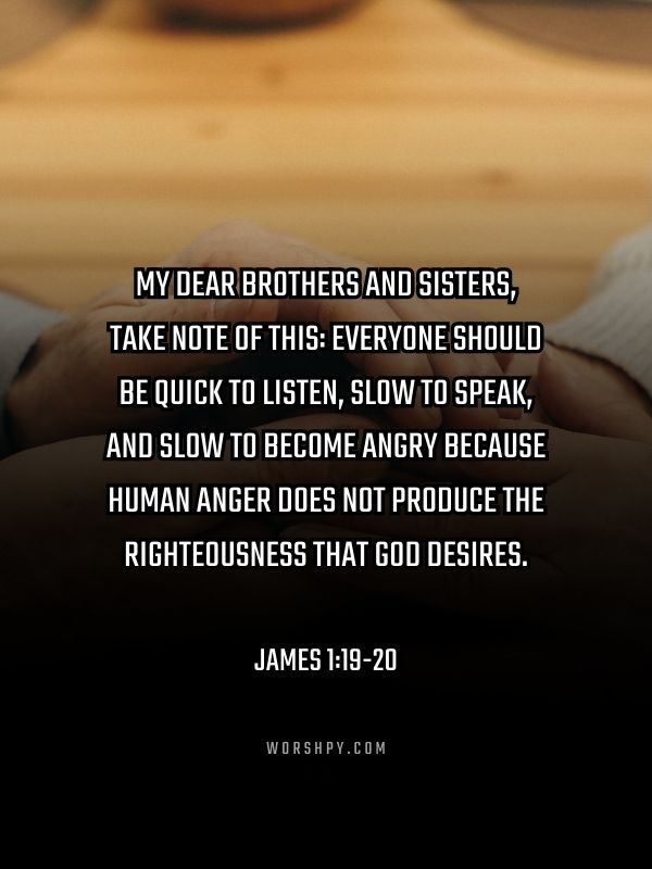 James 1 19 20 Bible Verse about Husband and Wife Fighting