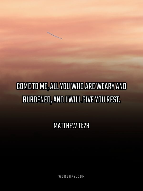 Matthew 11 28 Scriptures on Healing the Mind
