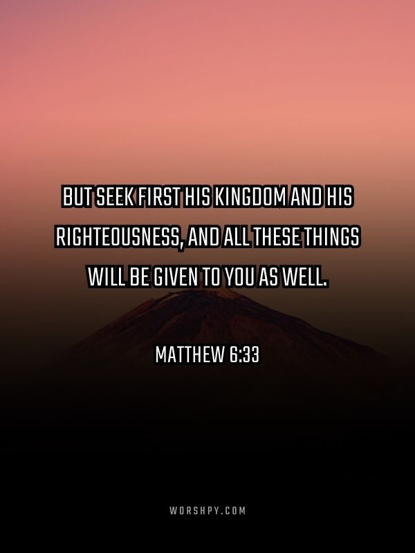 Matthew 6 33 Scriptures on Healing the Mind