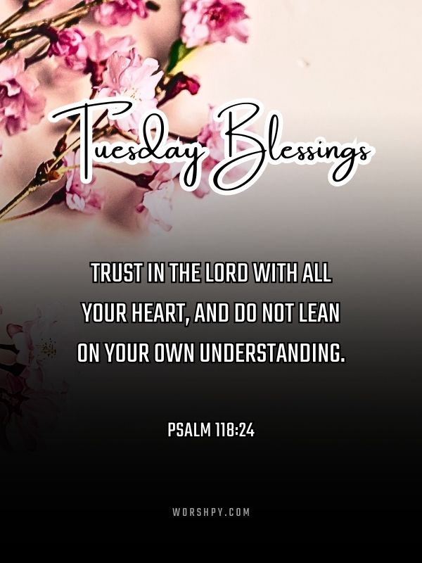 Tuesday Morning Prayers and Blessings Quotes and Image