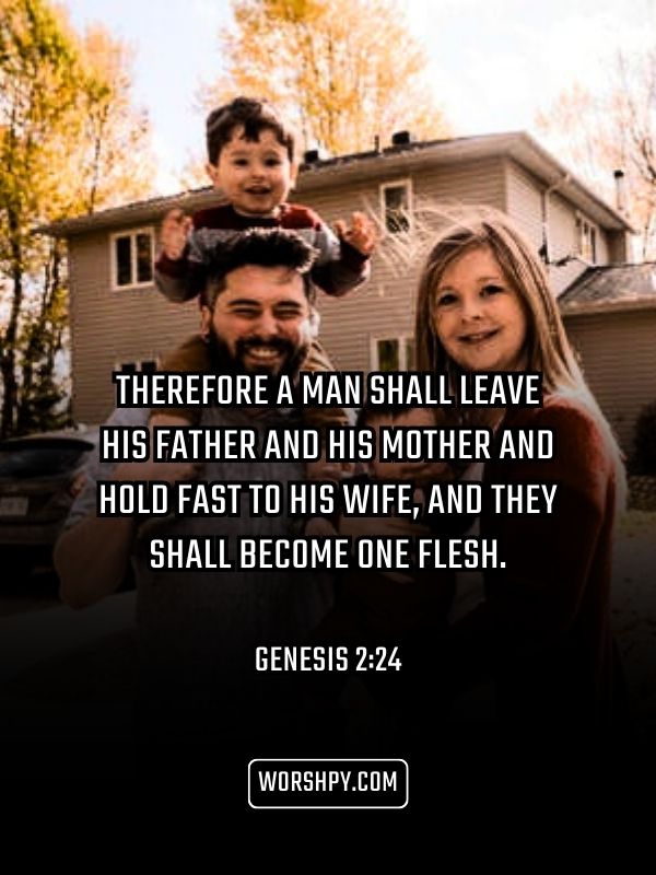 Genesis 2 24 Bible Verses About Love And Marriage