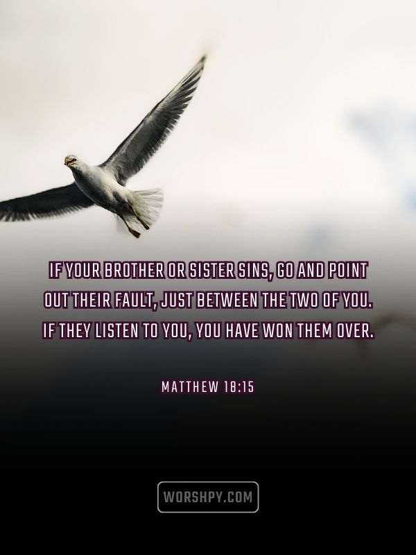 Matthew 18 15 Bible Verses About Forgiving Others Who Hurt You