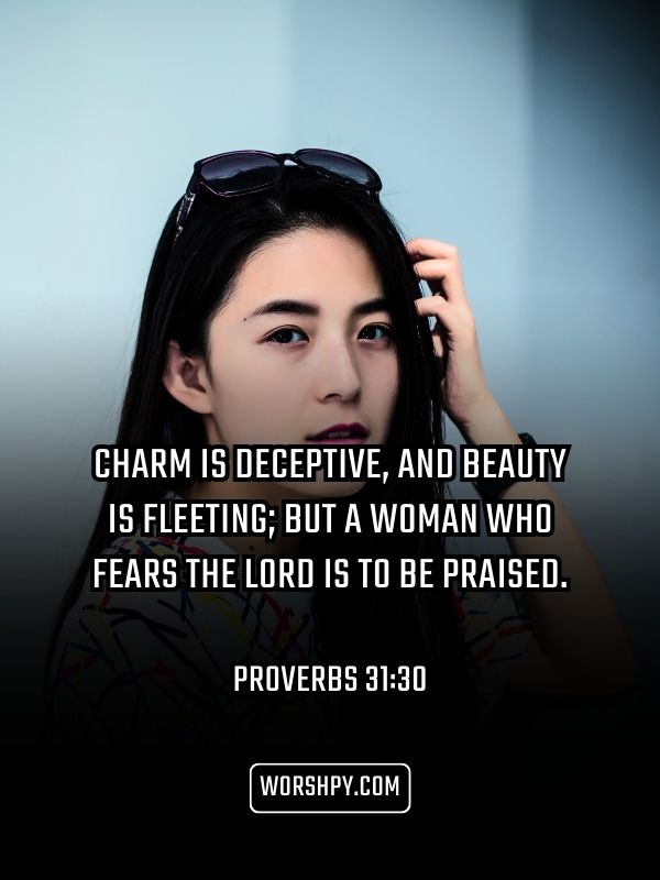 Proverbs 31 30 Bible Verses About Beauty Of Woman